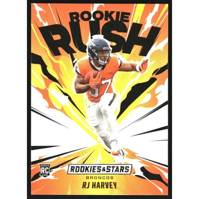 2025 Rookies and Stars Rookie Rush #15 RJ Harvey