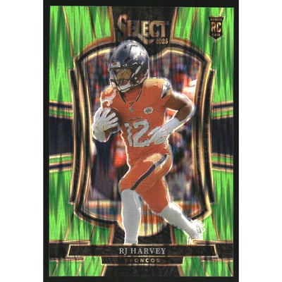 2025 Select Prizm Neon Green Shock #110 RJ Harvey
