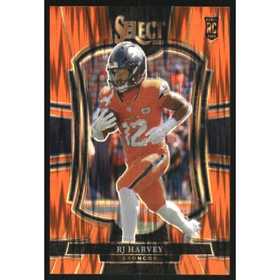 2025 Select Prizm Orange Shock #110 RJ Harvey