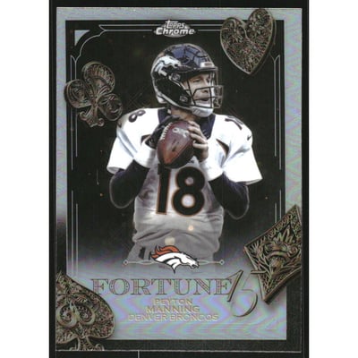 2025 Topps Chrome Fortune 15 Refractors #F1533 Peyton Manning