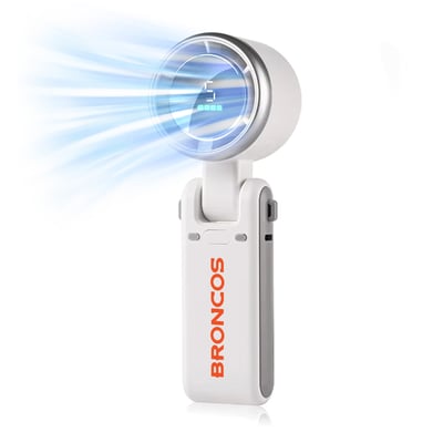 Denver Broncos ActionHeat AlphaCool Rechargeable Handheld Fan