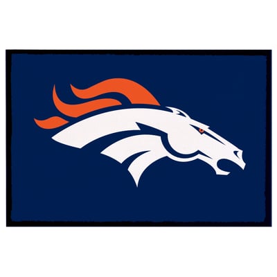 Denver Broncos 2' x 3' Indoor/Outdoor Welcome Rug