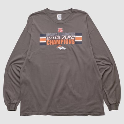 Denver Broncos Delta 2013 Long Sleeve T-shirt - Gray - XL by Fanatics Real Vintage