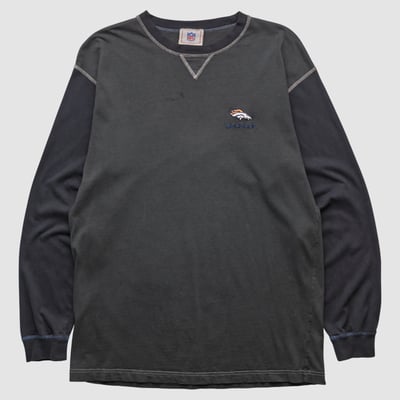 Denver Broncos NFL 2000s Long Sleeve Top - Black - M by Fanatics Real Vintage