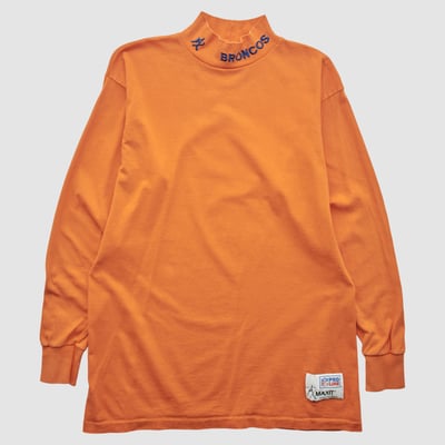 Denver Broncos NFL 90s Long Sleeve T-shirt - Orange - S by Fanatics Real Vintage