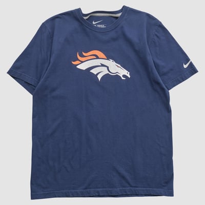 Denver Broncos Nike 2010s T-shirt - Navy - S by Fanatics Real Vintage