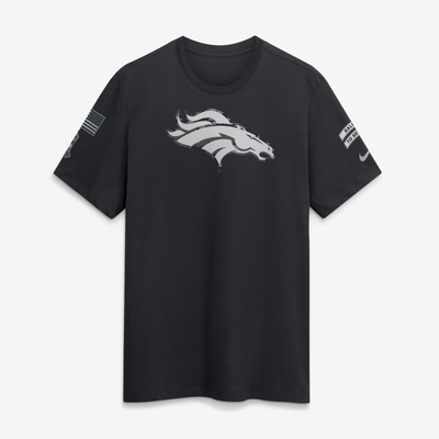 Camiseta de manga corta de tejido slub Nike Salute To Service del Denver Broncos - Hombre