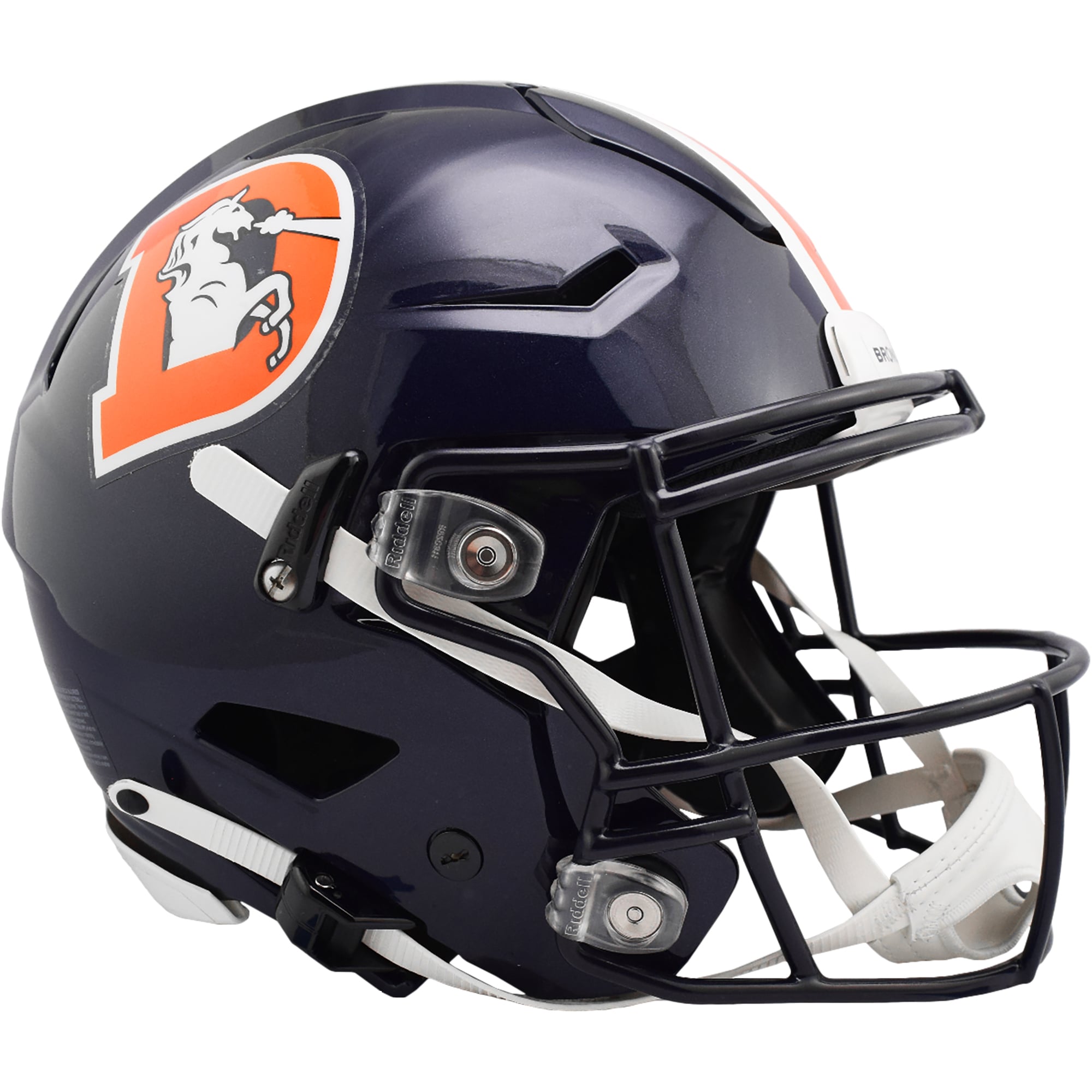 Casque authentique Denver Broncos Riddell 2022 Color Rush Speed ​​Flex