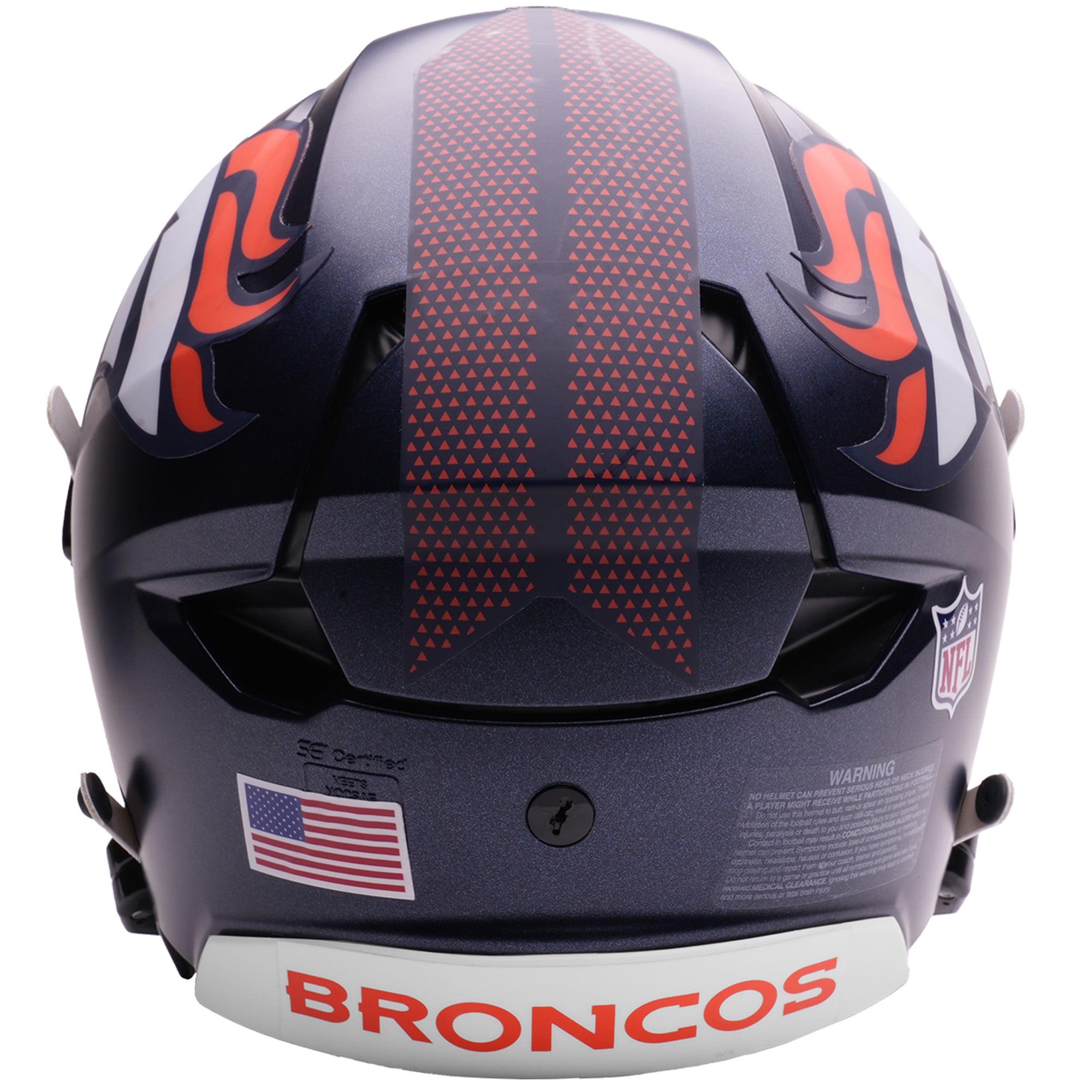 Casque authentique Riddell Axiom des Broncos de Denver