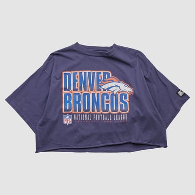 Denver Broncos Starter 90s T-shirt - Navy - XL by Fanatics Real Vintage