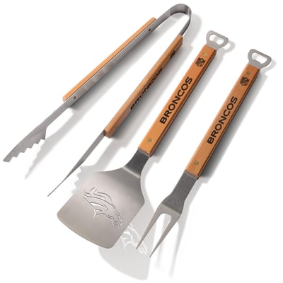 Denver Broncos Fanpoint 3-Piece BBQ Set