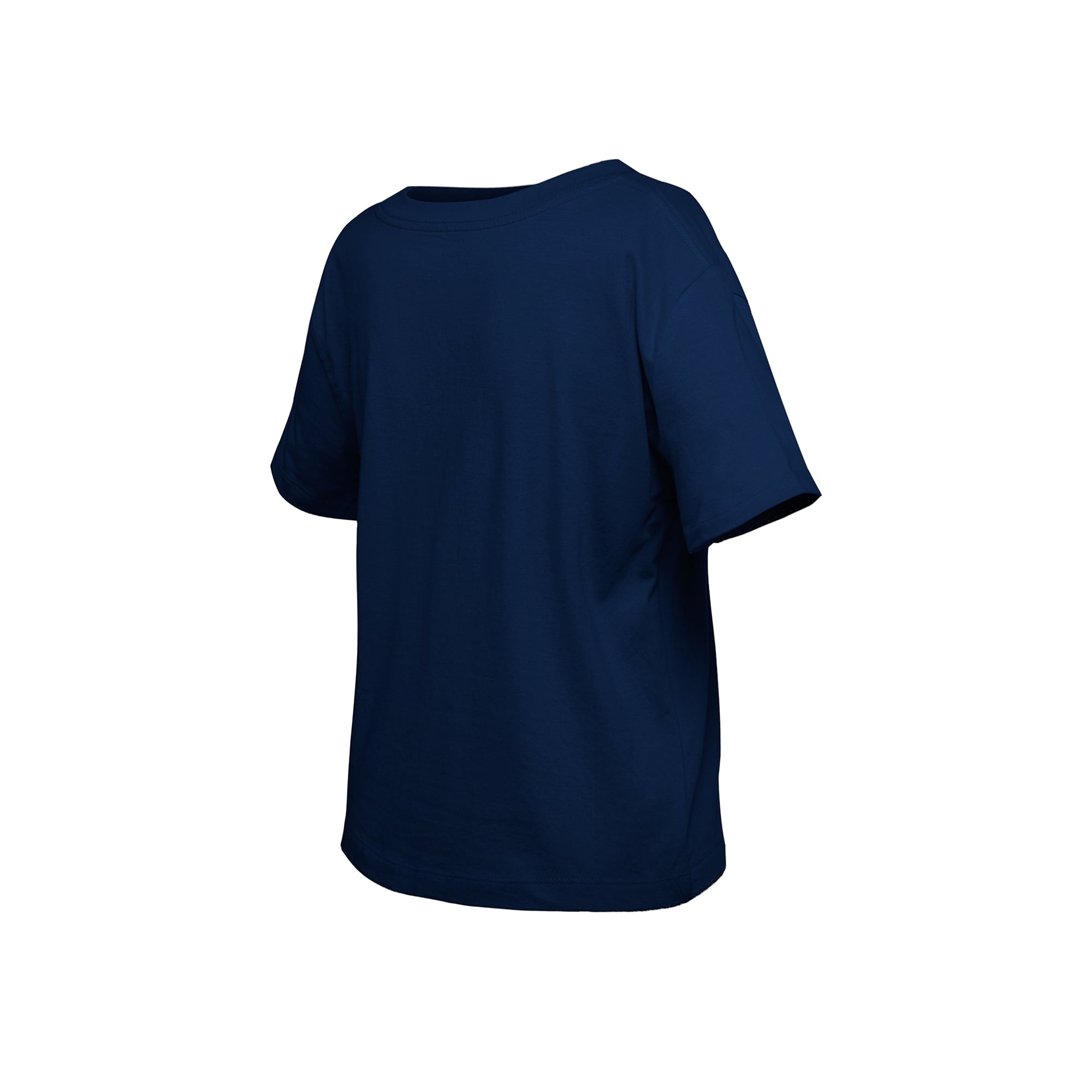T-shirt New Era bleu marine Denver Broncos à sequins réversibles pour filles