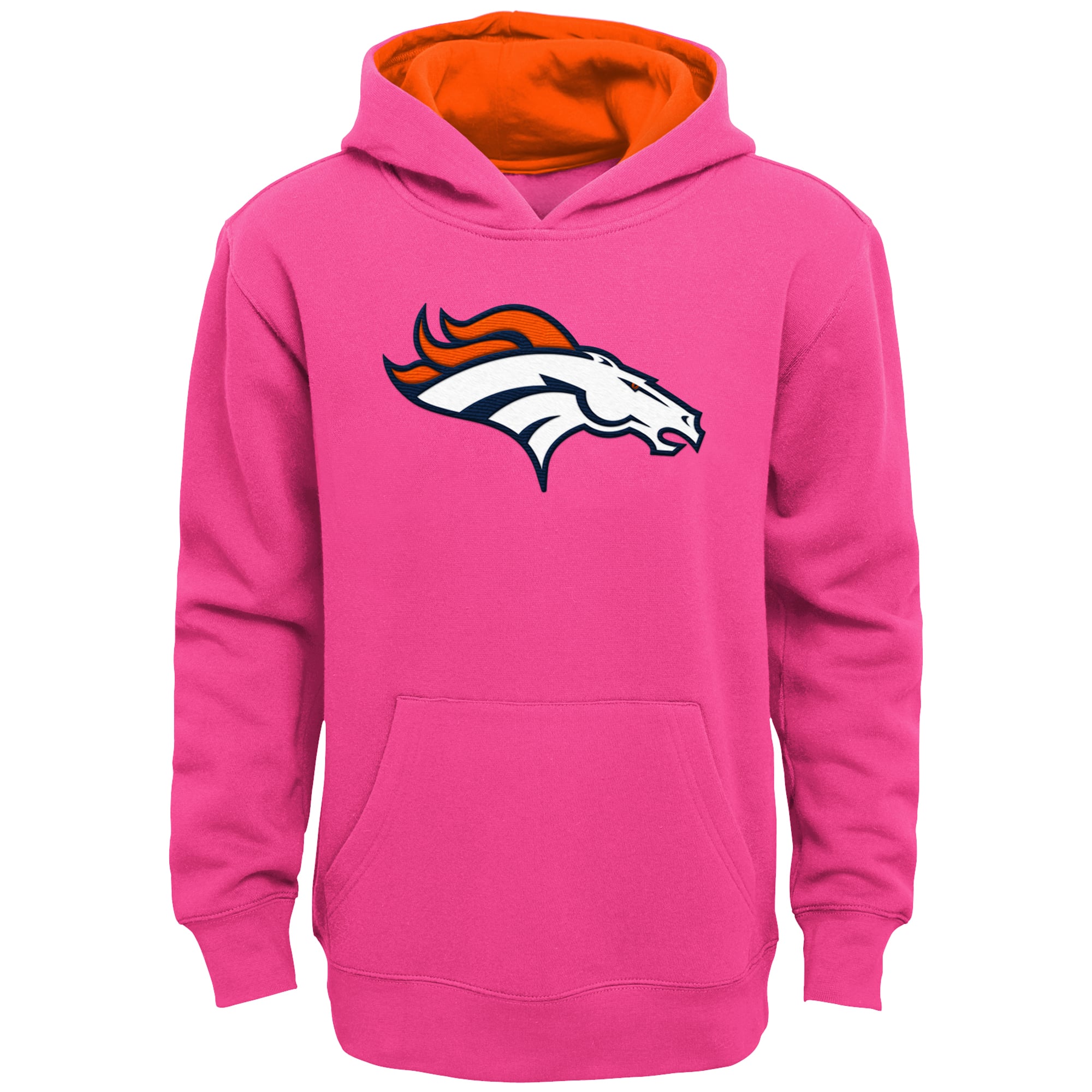 Girls Youth Pink Denver Broncos Prime Hoodie