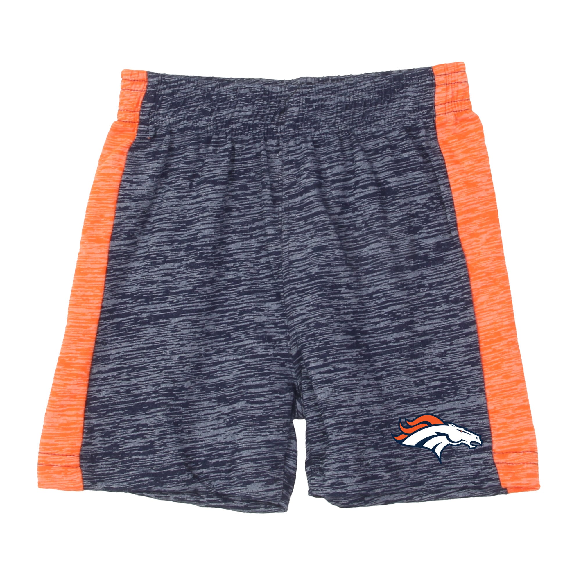 Ensemble body et short pour bébé Wes & Willy orange/marine Denver Broncos Cloudy Yard Hopper