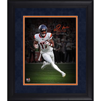Jaylen Waddle Denver Broncos Facsimile Signature Fanatics Authentic Framed 11" x 14" Spotlight Photograph