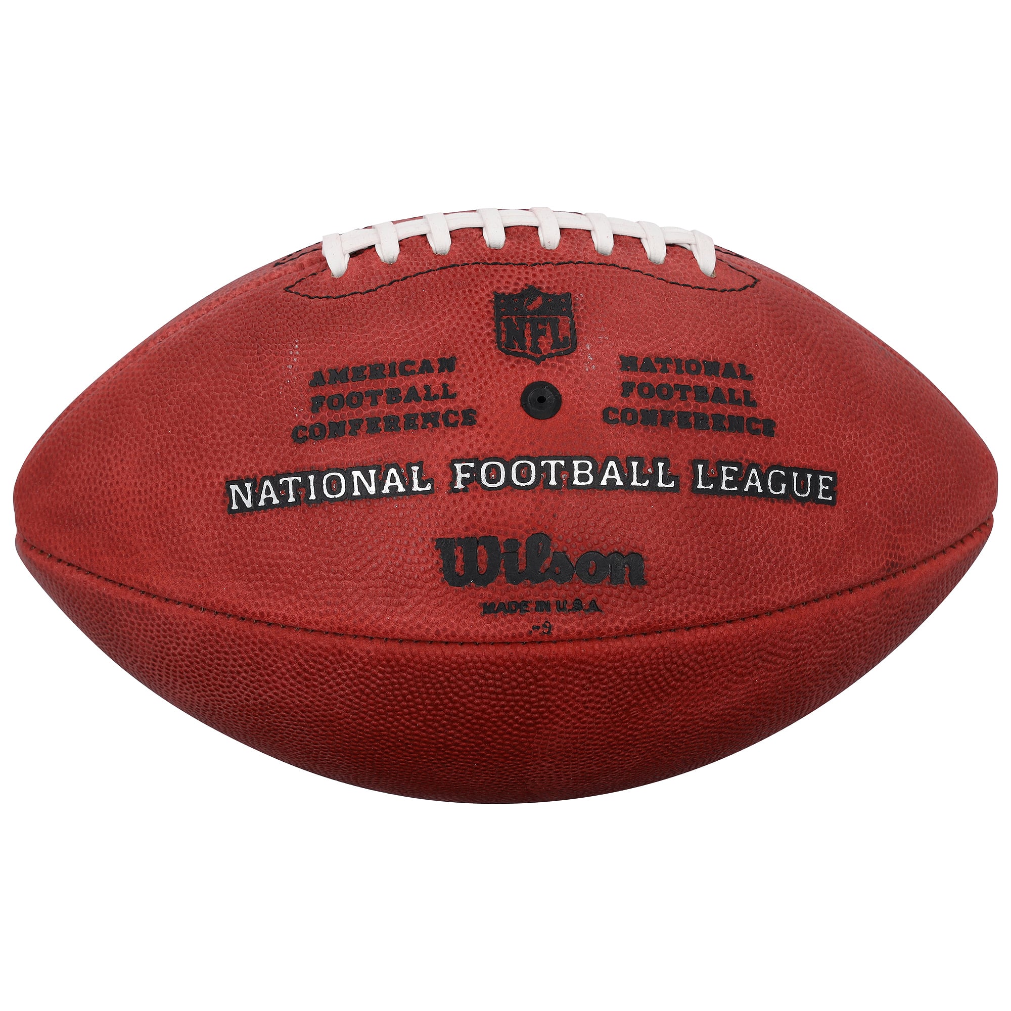 Ballon de football américain Duke en couleur, autographié par J.K. Dobbins des Denver Broncos
