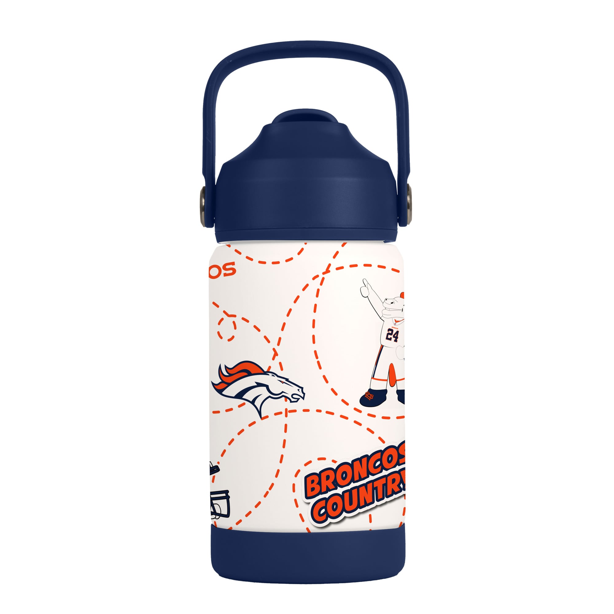 Bouteille mascotte de 35 cl des Denver Broncos
