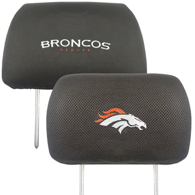 Denver Broncos Logo Brands Car Head Rest Cover