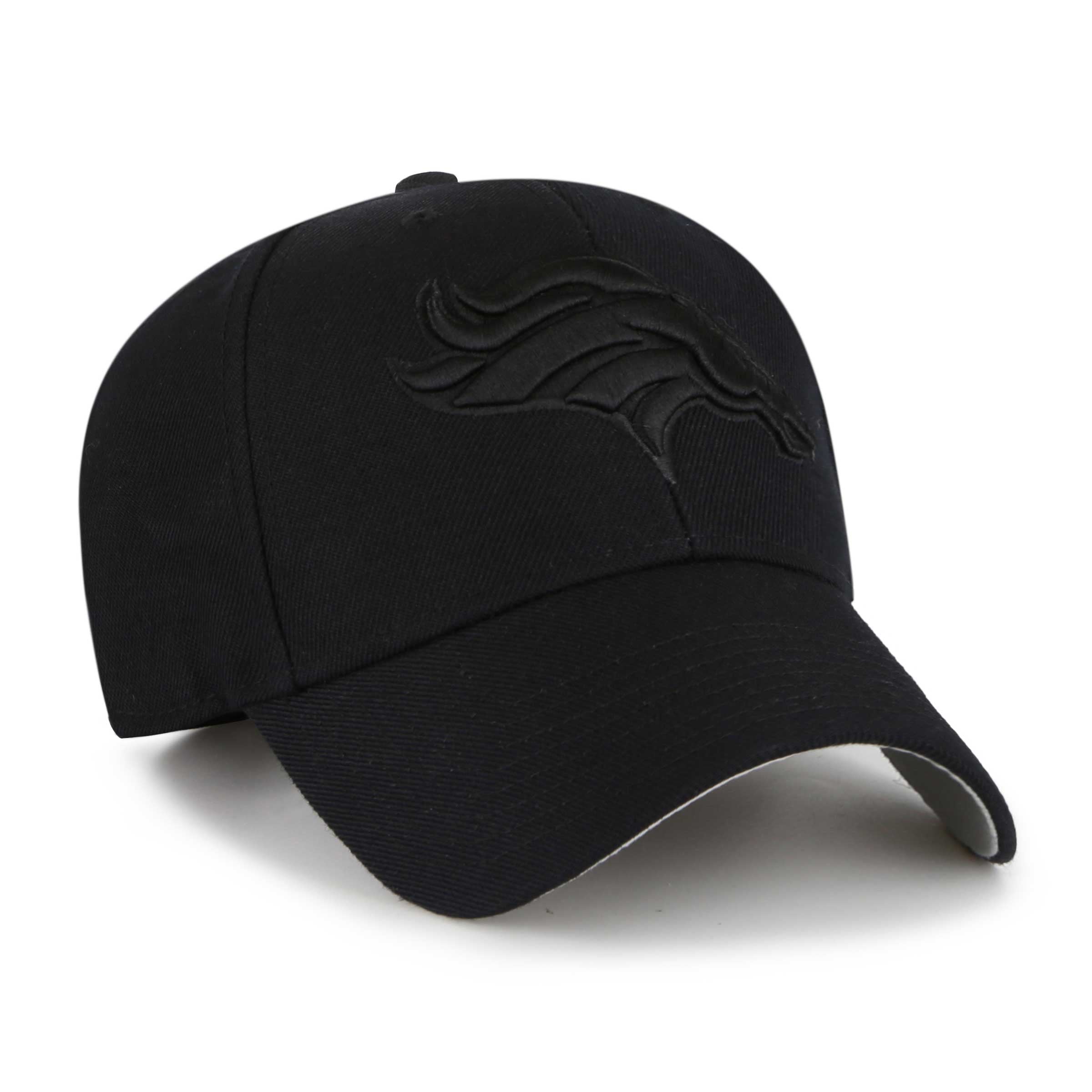 Men's '47 Black Denver Broncos  Tonal MVP Adjustable Hat