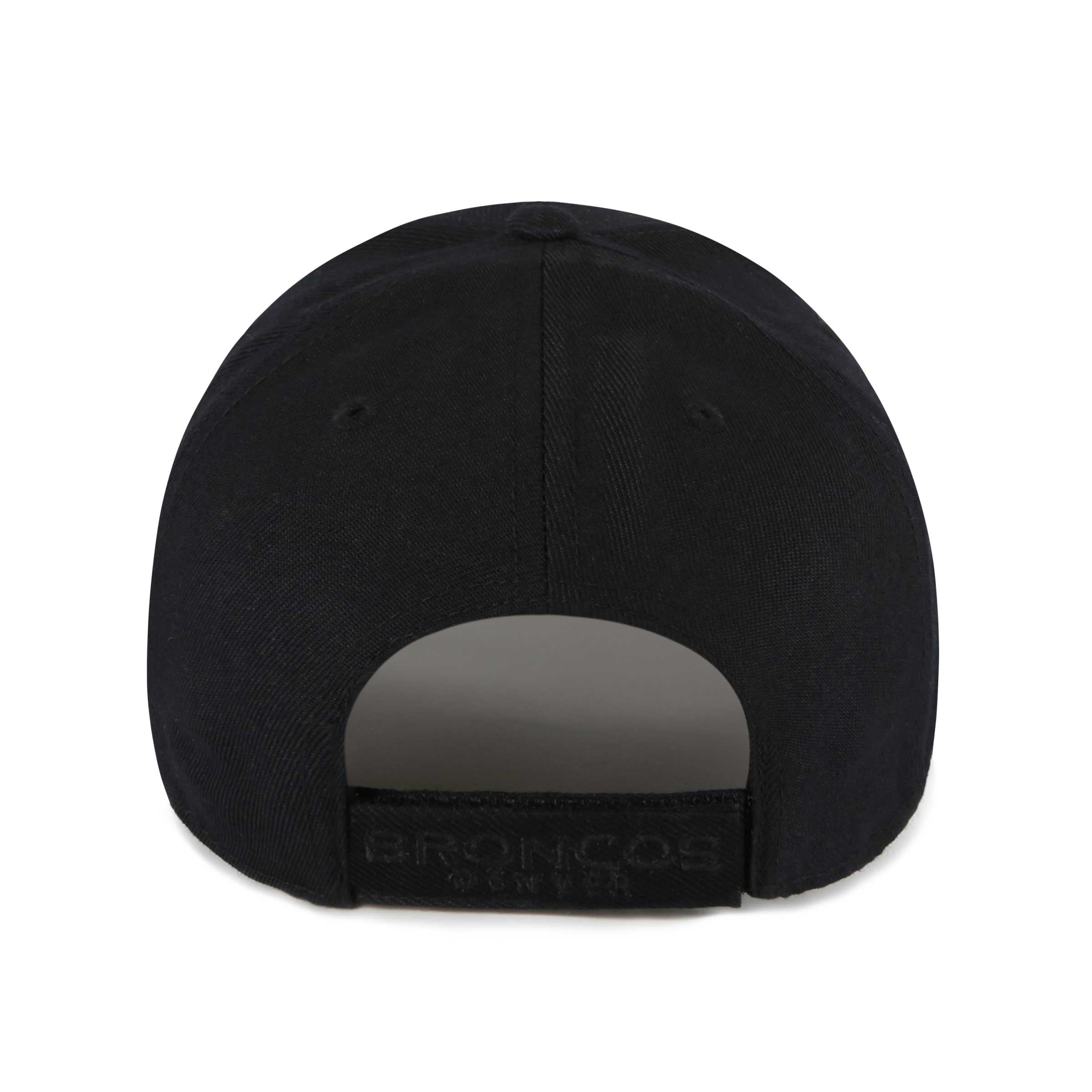 Men's '47 Black Denver Broncos  Tonal MVP Adjustable Hat