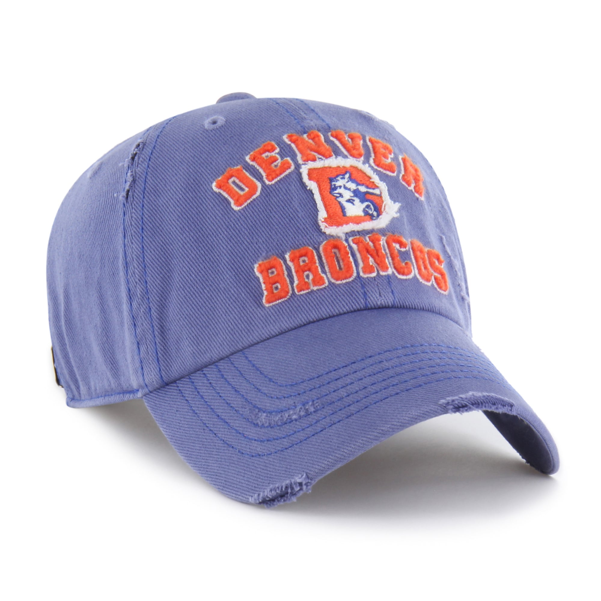 Men's '47 Blue Denver Broncos Seymoore Clean Up Adjustable Hat