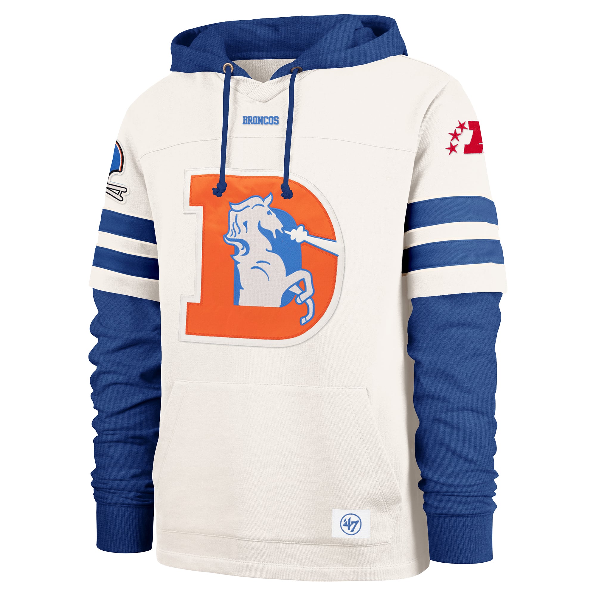 Sweat à capuche homme « 47 Cream Denver Broncos Cornerback »
