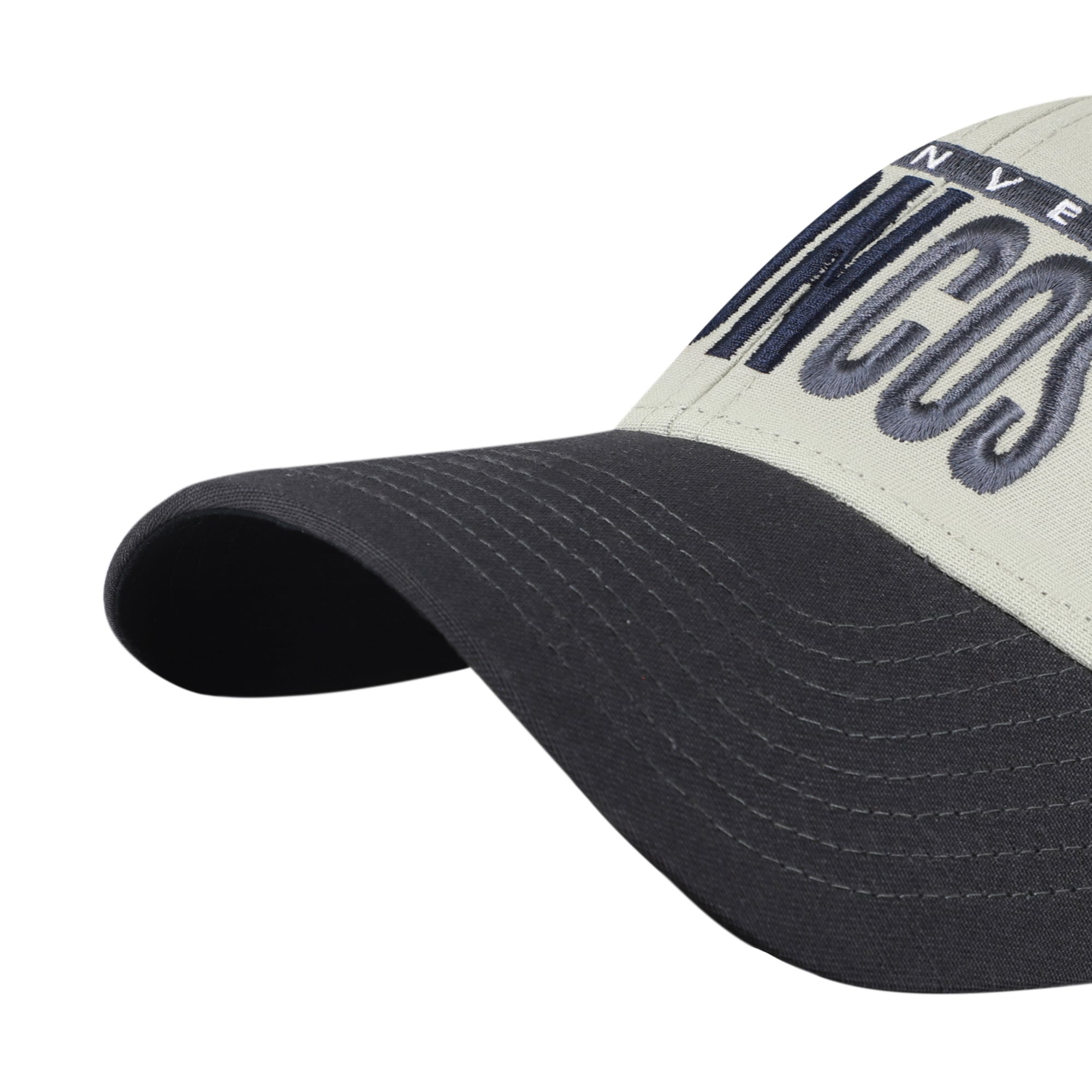 Casquette ajustable Denver Broncos MVP grise/noire pour homme, modèle 47, inscription demi-bloc.