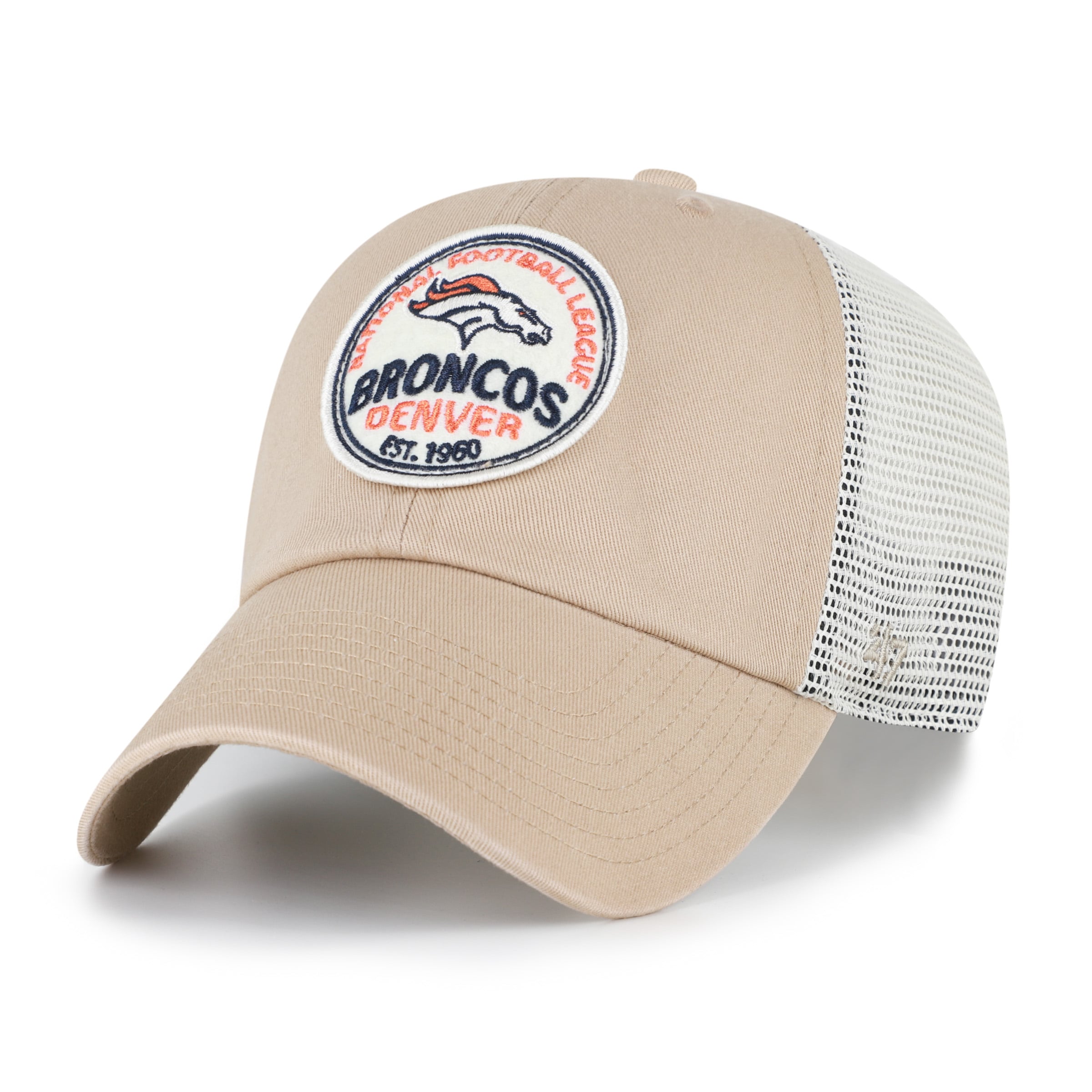 Casquette ajustable kaki '47 Denver Broncos Felton Clean Up pour homme