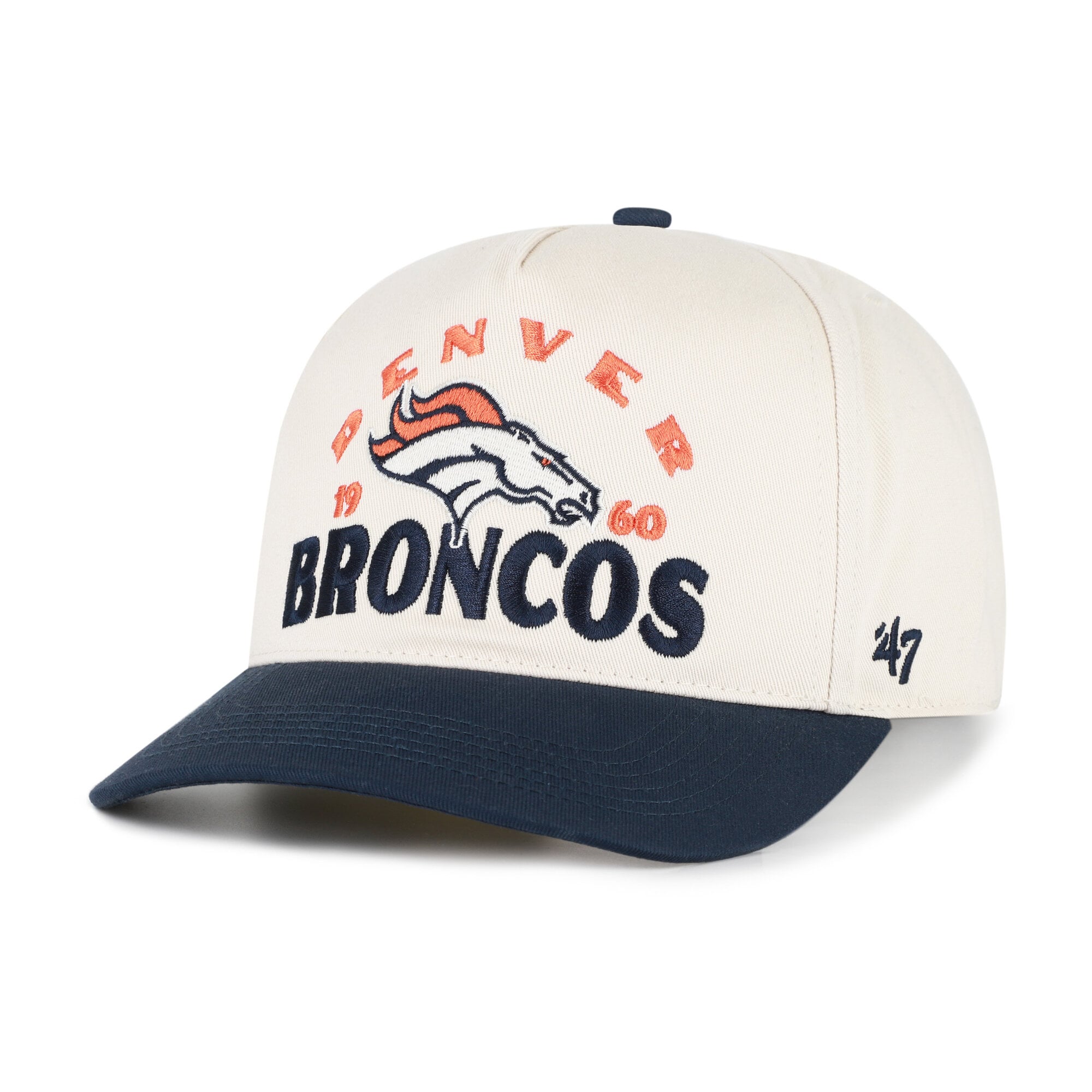 Men's '47 Natural Denver Broncos  Arcitext Hitch Adjustable Hat
