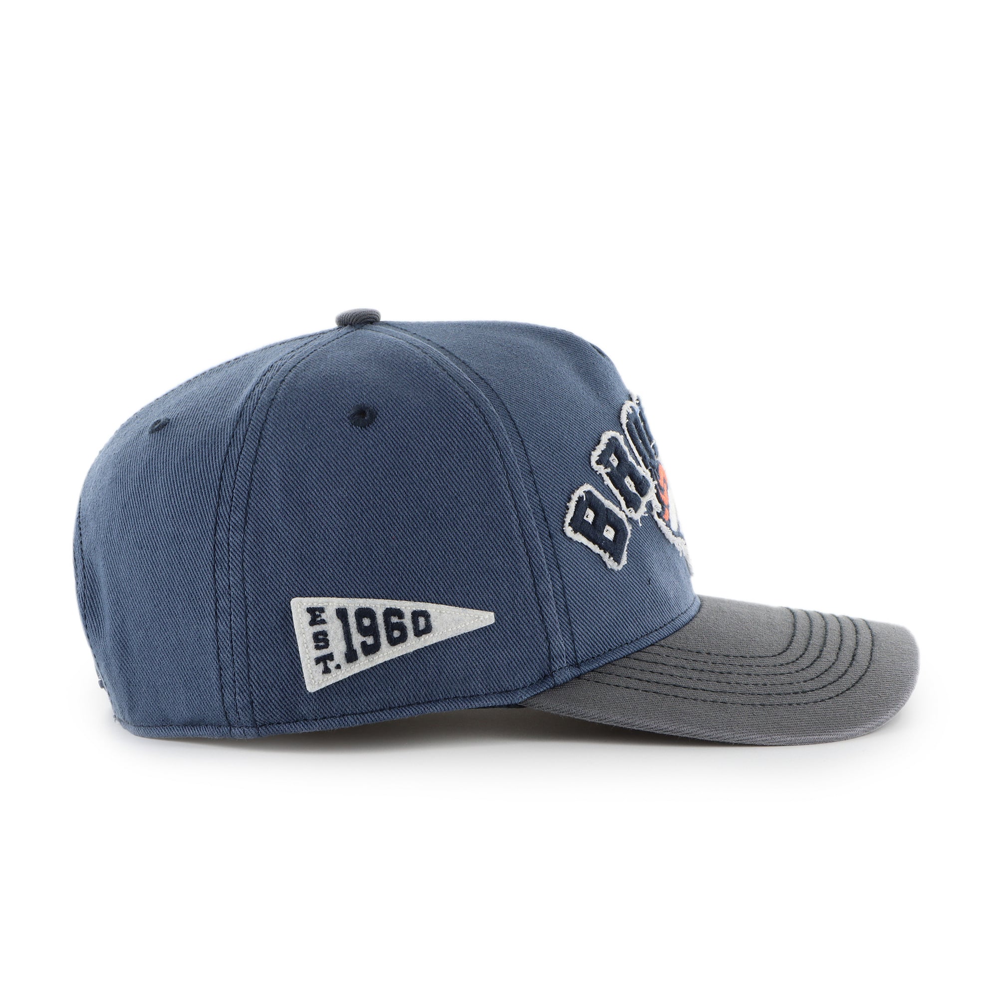 Men's '47 Navy Denver Broncos  Calderwood Well Worn Hitch Adjustable Hat