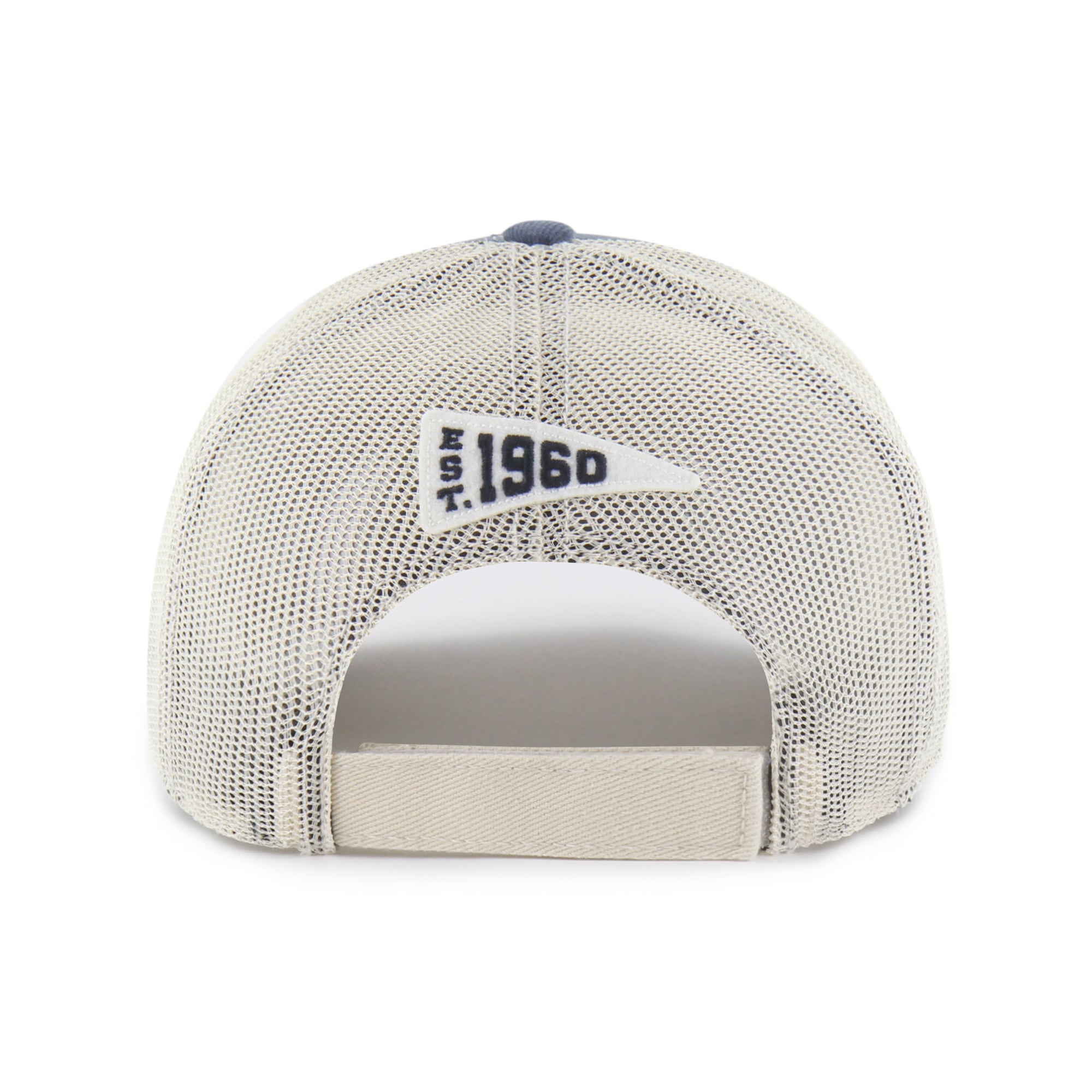 Casquette trucker ajustable Denver Broncos Egremont bleu marine pour homme, modèle 47, usée.