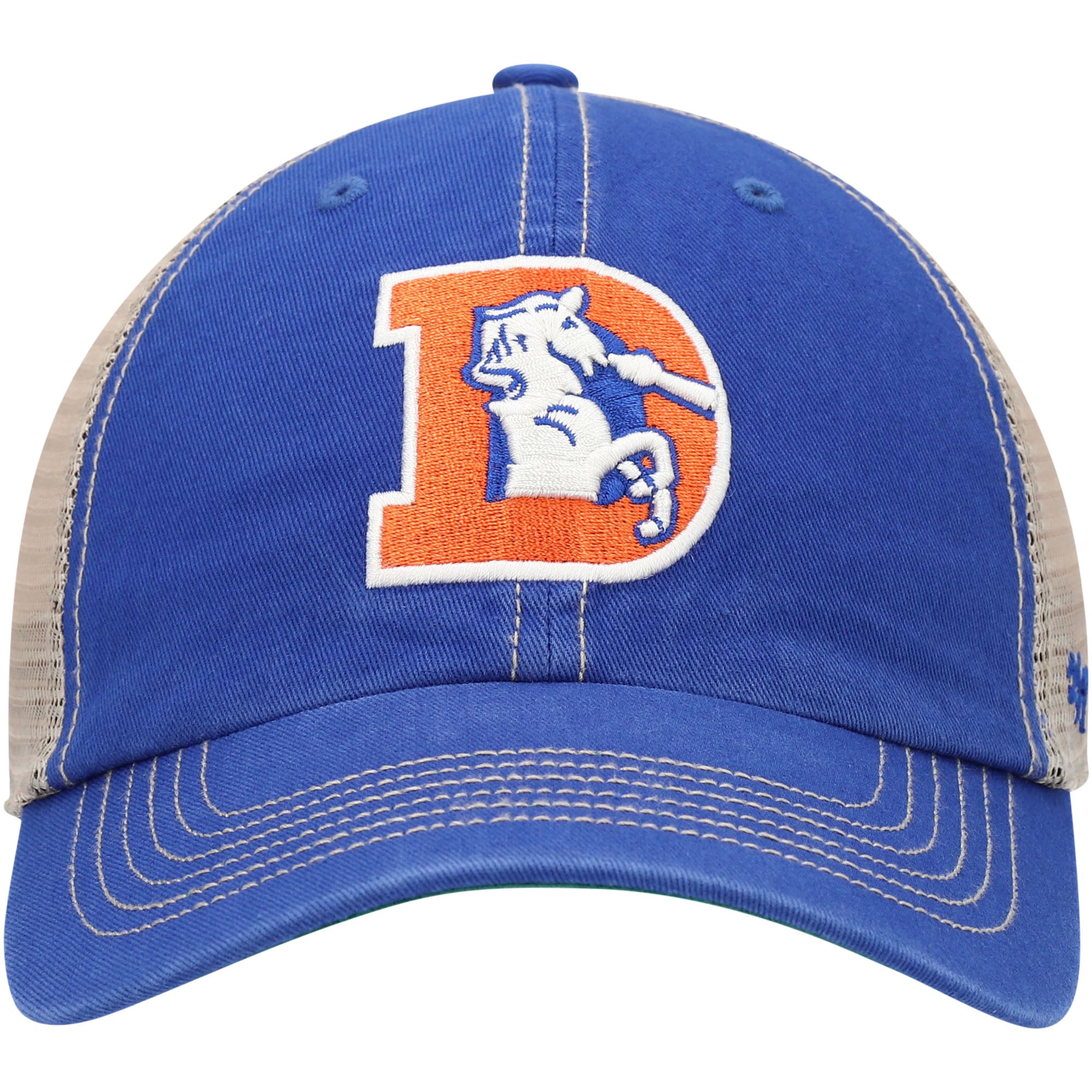Men's '47 Royal Denver Broncos Trawler Trucker Clean Up Snapback Hat