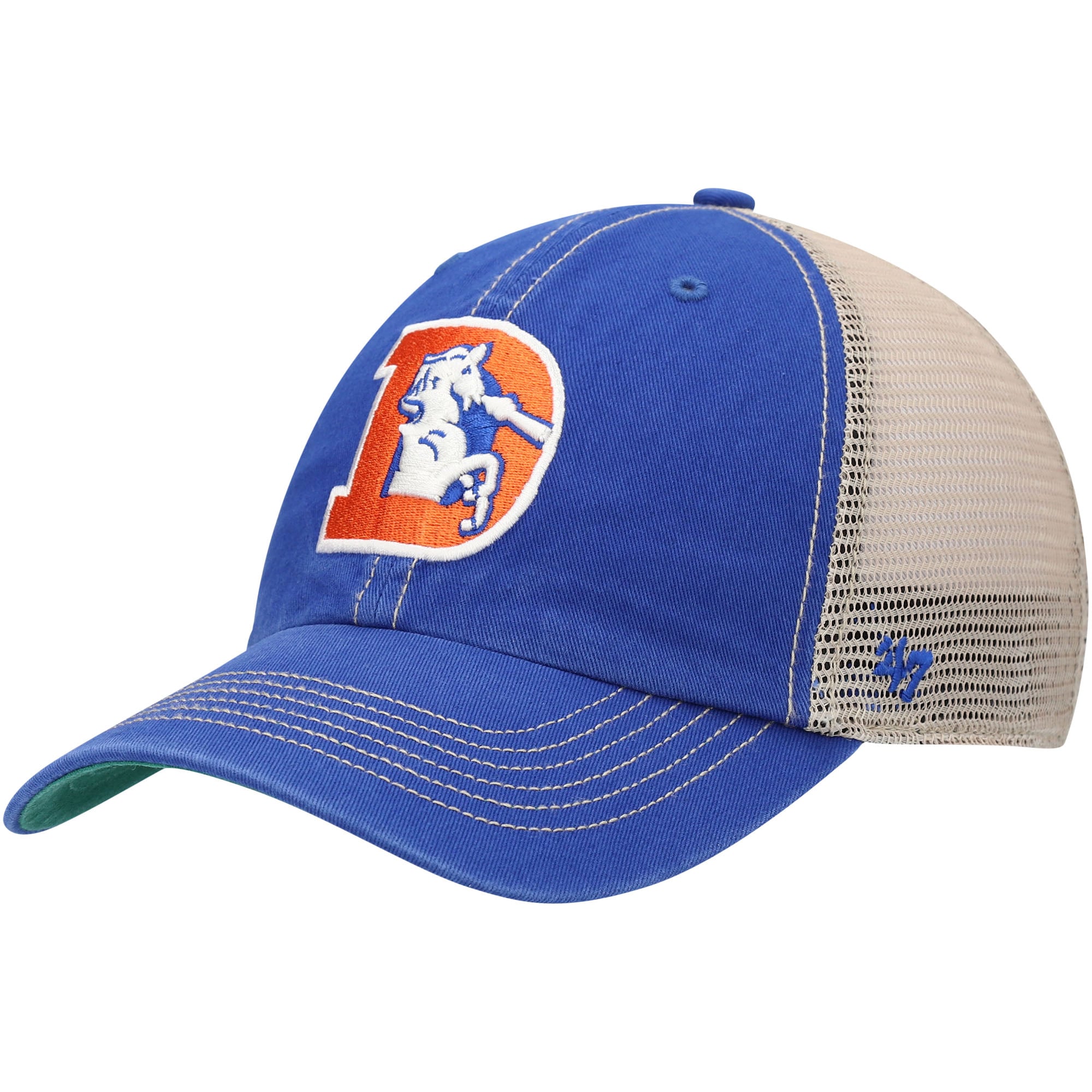 Casquette snapback homme '47 Royal Denver Broncos Trawler Trucker Clean Up