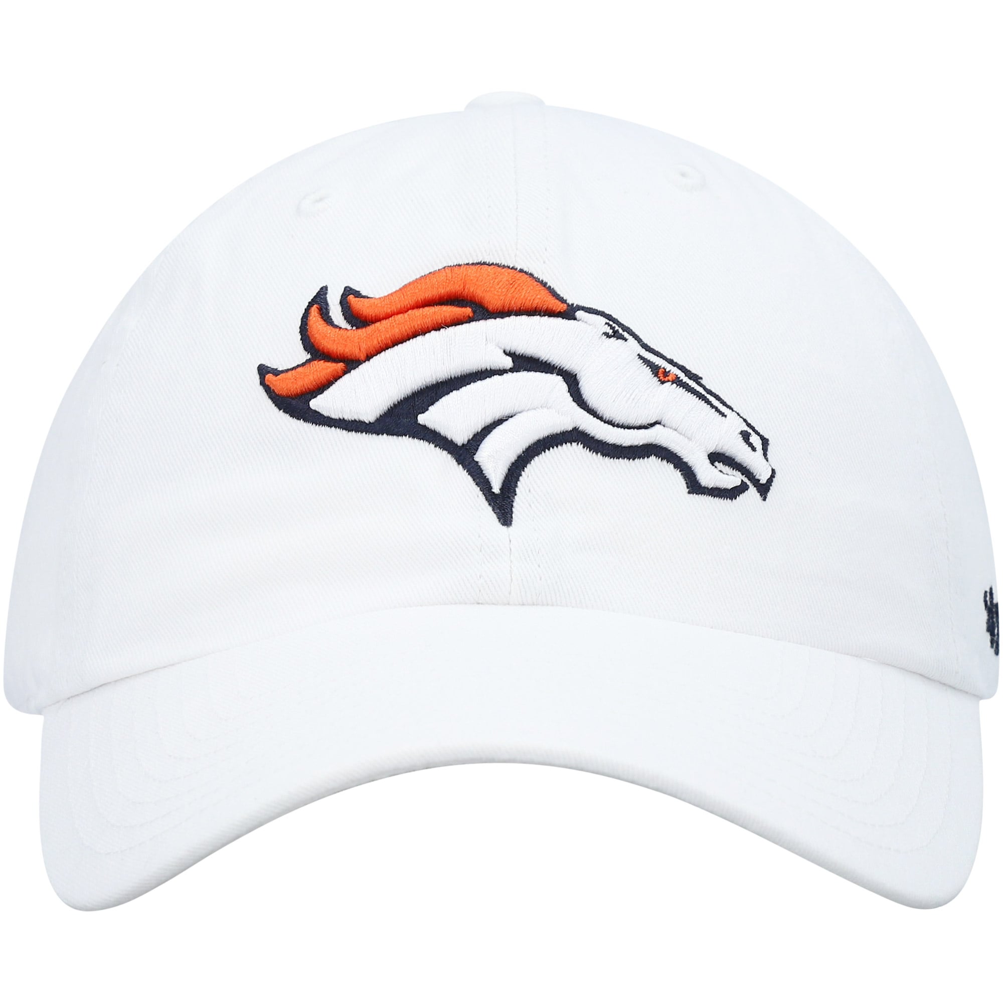 Casquette réglable Clean Up Denver Broncos '47 blanche pour homme