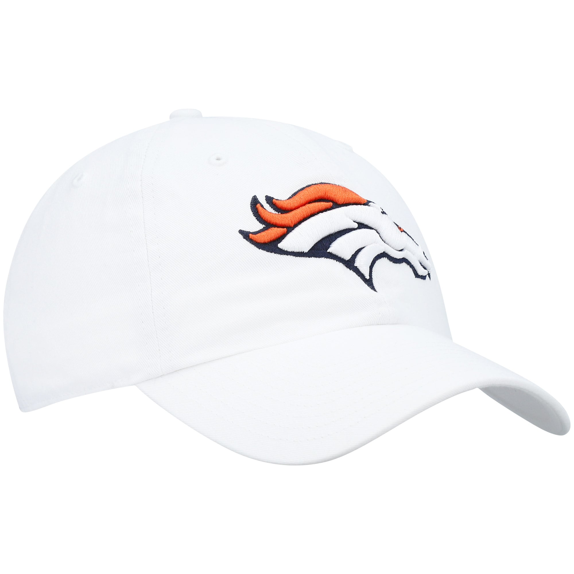 Casquette réglable Clean Up Denver Broncos '47 blanche pour homme