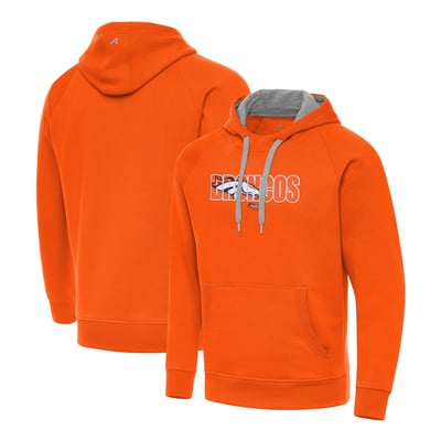 Denver Broncos Antigua Impact Victory Hoodie - Orange
