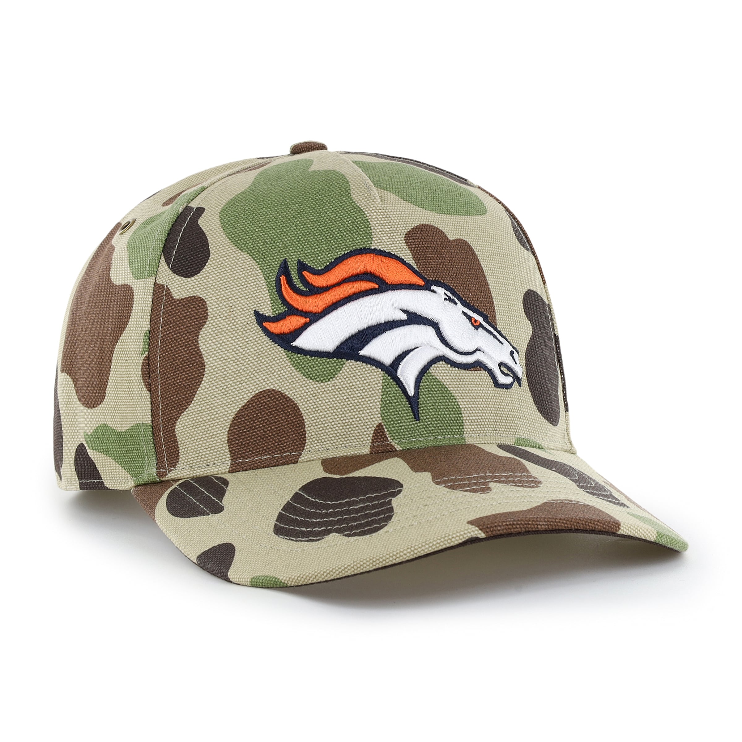 Men's Carhartt x '47 Duck Camo Denver Broncos Hitch Adjustable Hat
