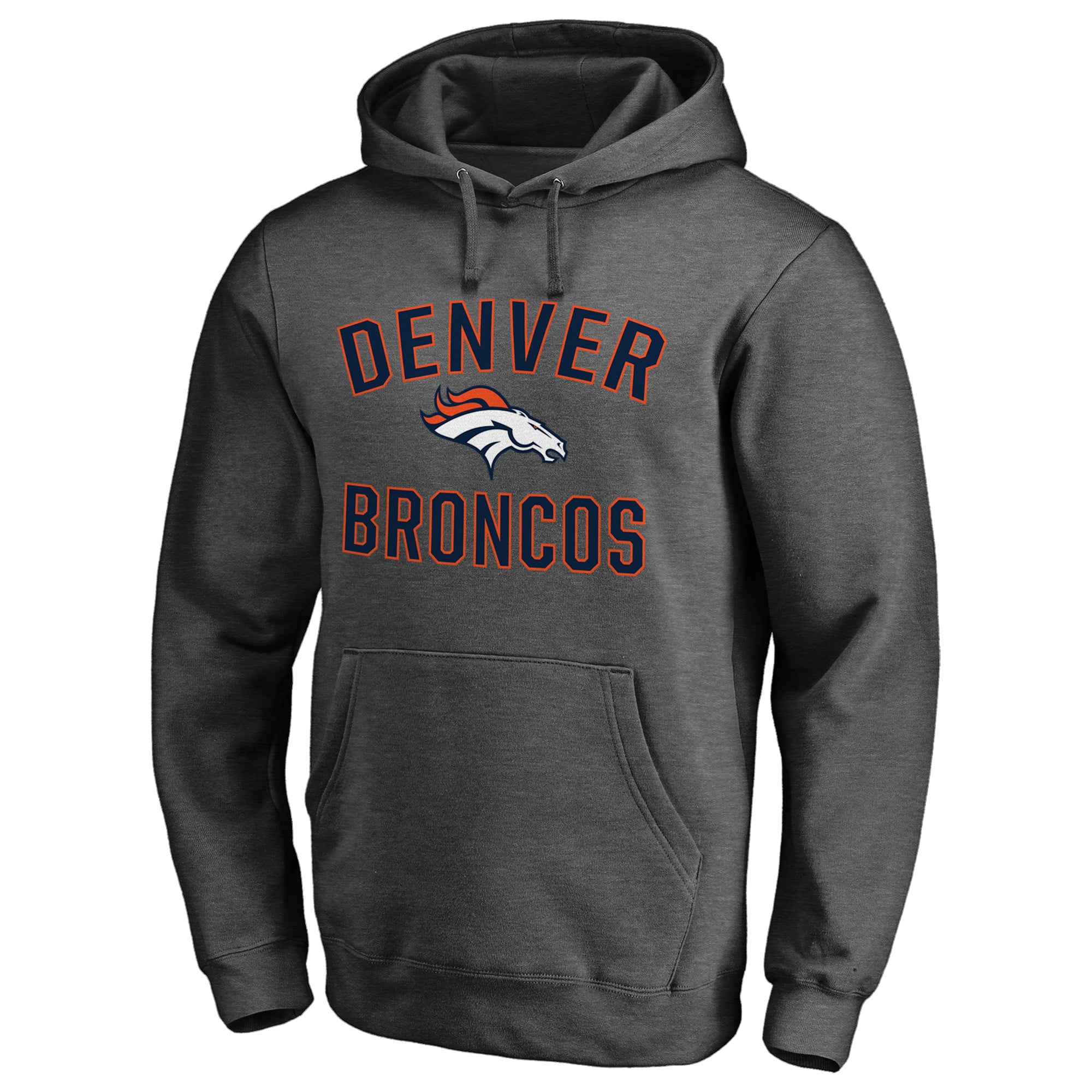 Sweat à capuche pour homme Denver Broncos Victory Arch, couleur anthracite