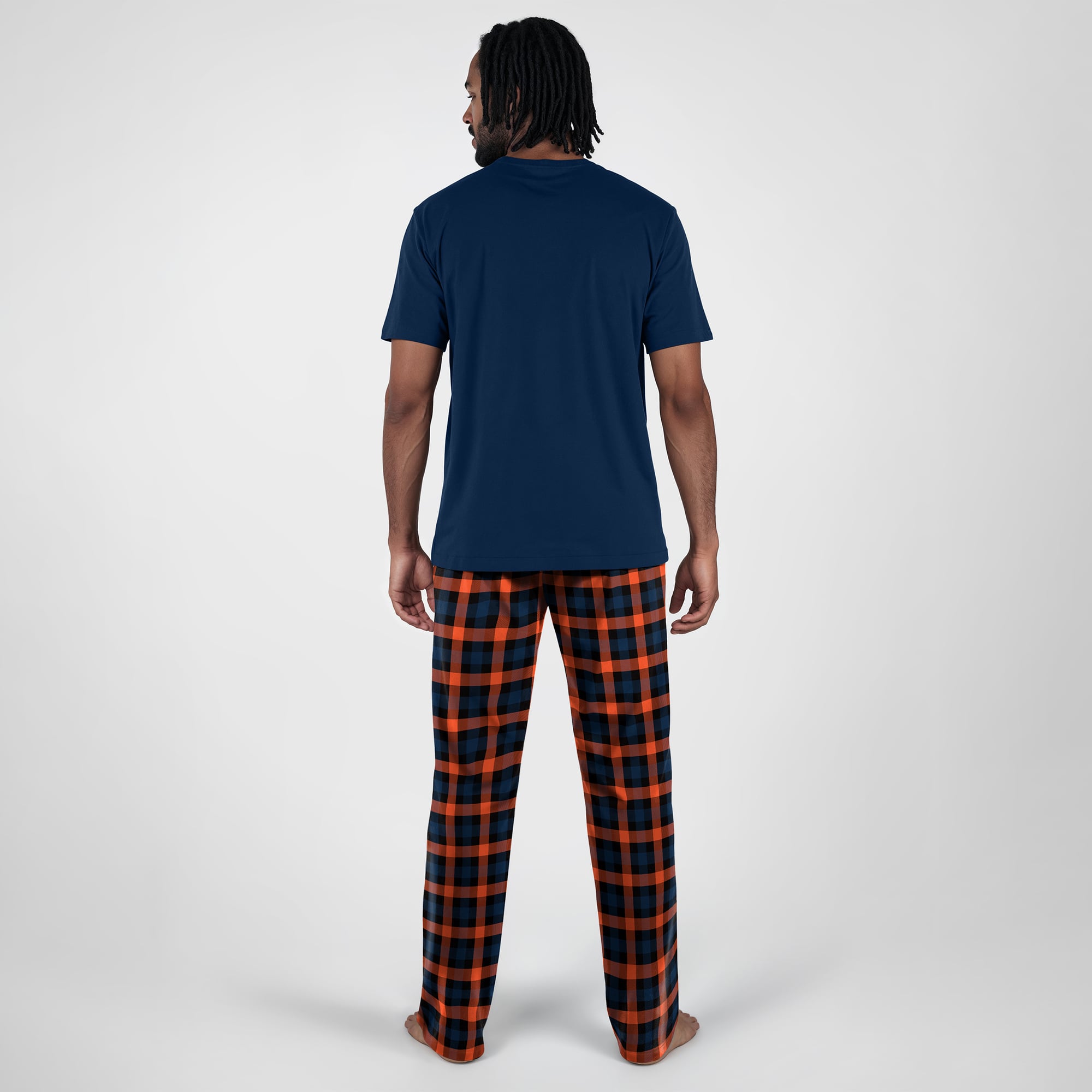 Men's Concepts Sport Navy Denver Broncos Highland Sleep Set