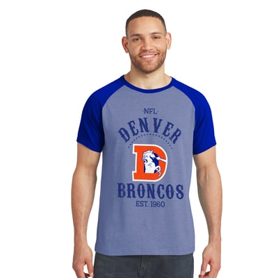 Denver Broncos Darius Rucker Collection by Fanatics Raglan T-Shirt - Royal