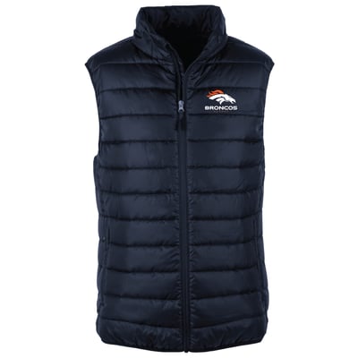 Denver Broncos Dunbrooke Alberta Full-Zip Puffer Vest - Navy