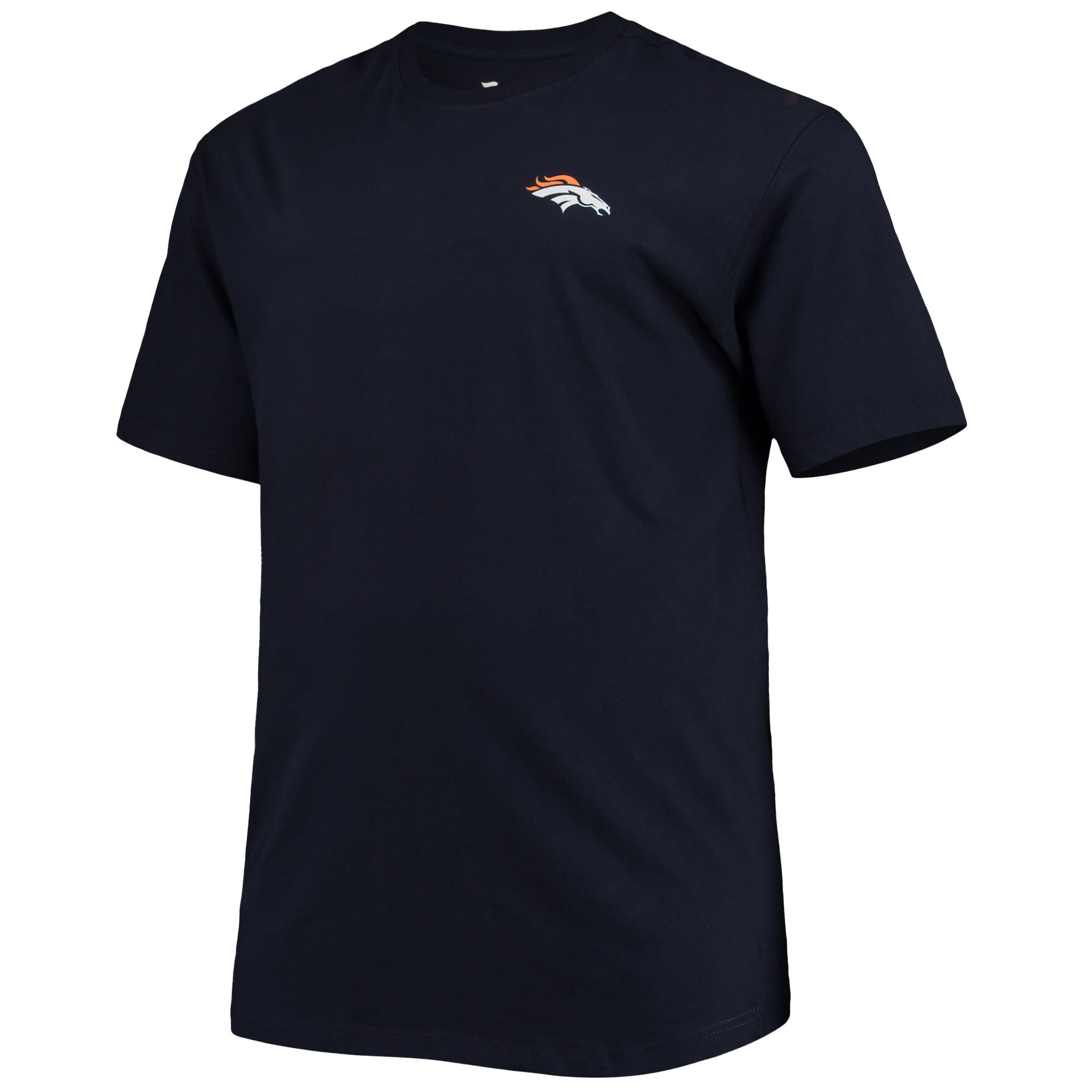 Men's Fanatics Navy Denver Broncos Big & Tall #1 Dad 2-Hit T-Shirt