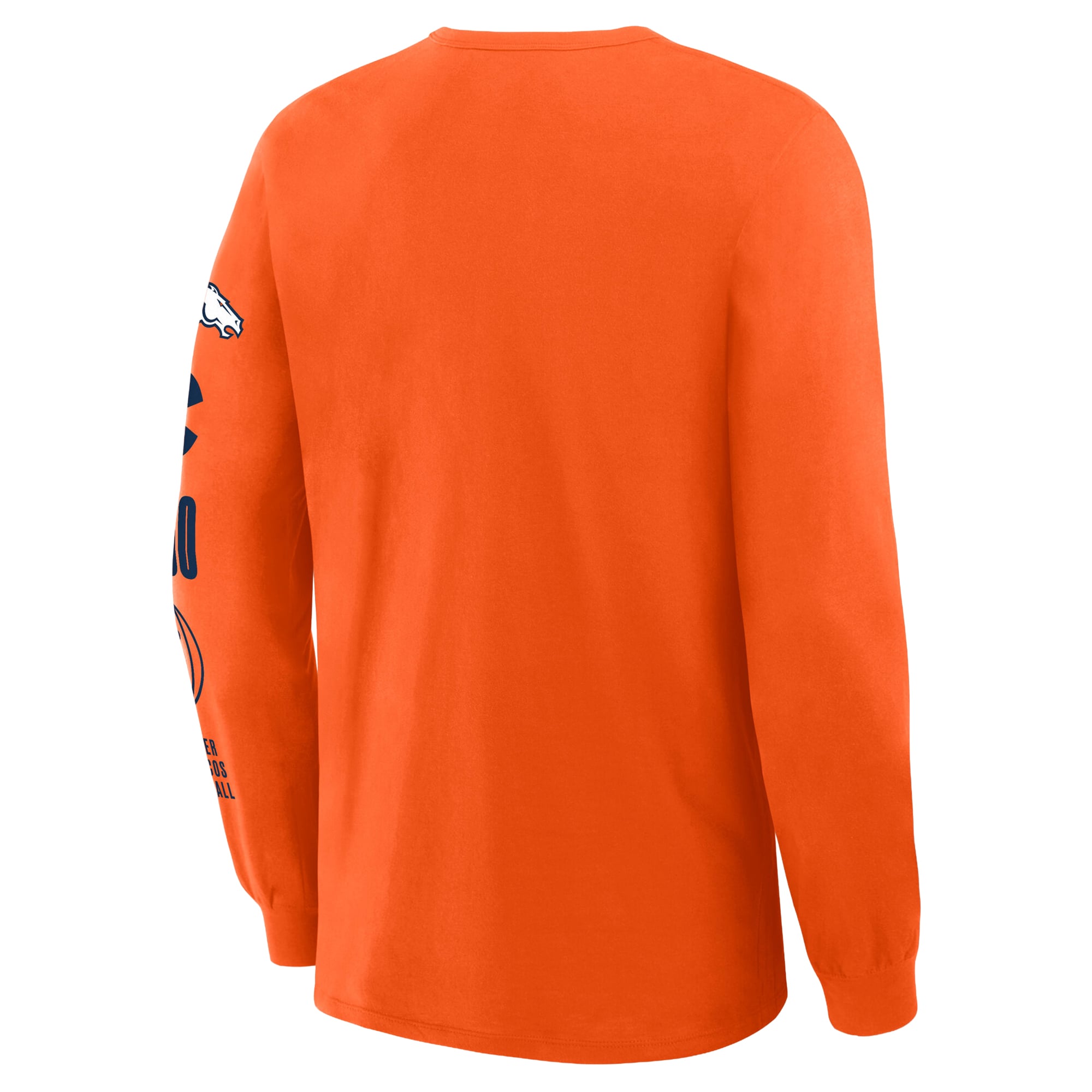 Men's Fanatics Orange Denver Broncos Big & Tall Checkdown Pass T-Shirt