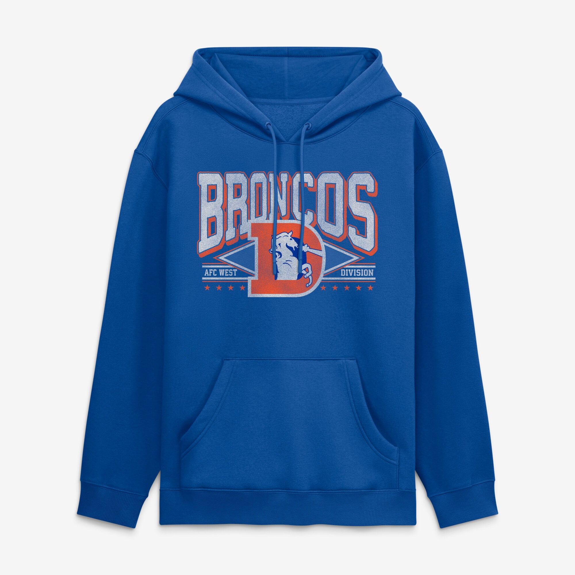 Men's Fanatics Royal Denver Broncos Delay Of The Game Legacy Fleece Hoodie