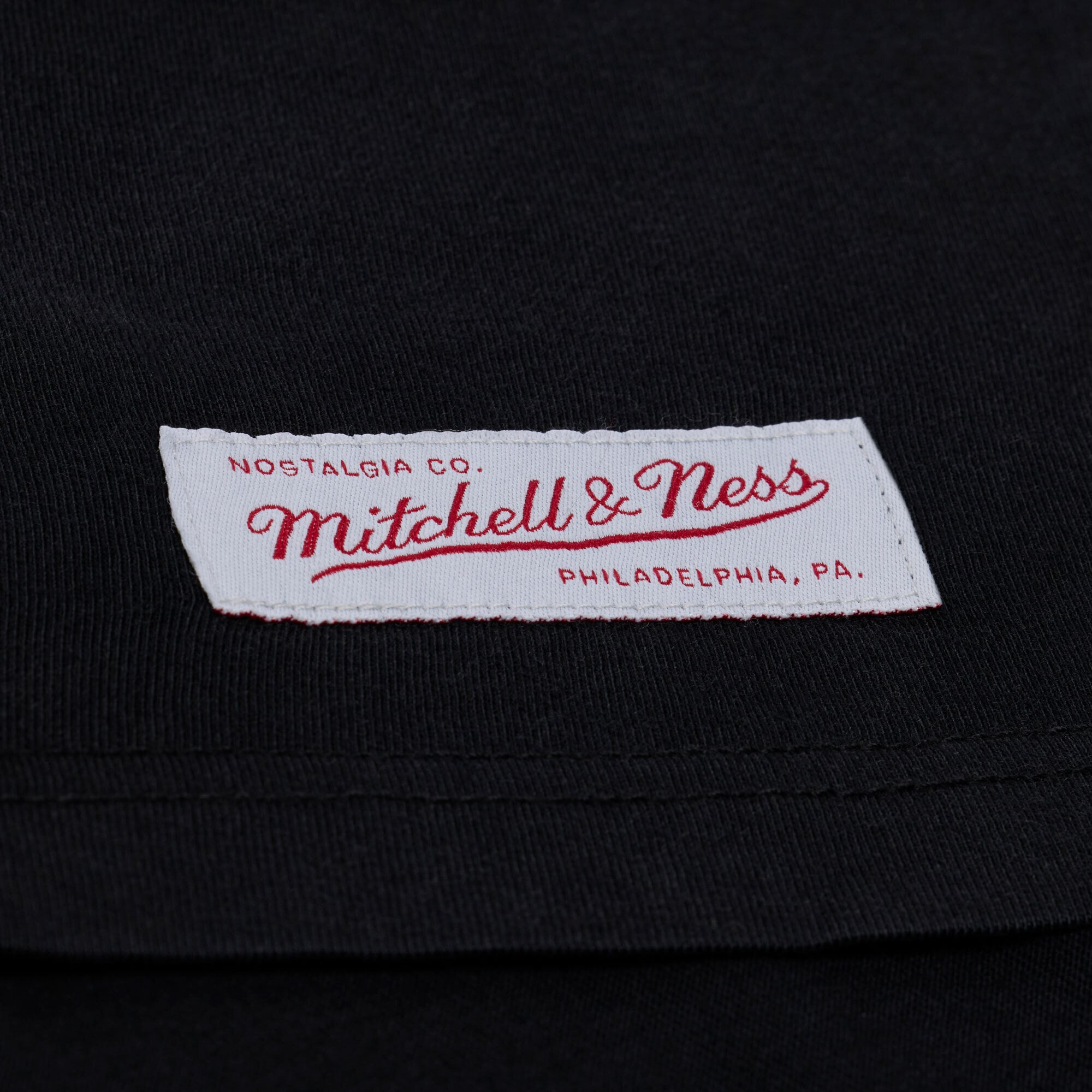 Men's Mitchell & Ness Black Denver Broncos Core Essentials Micro Logo T-Shirt