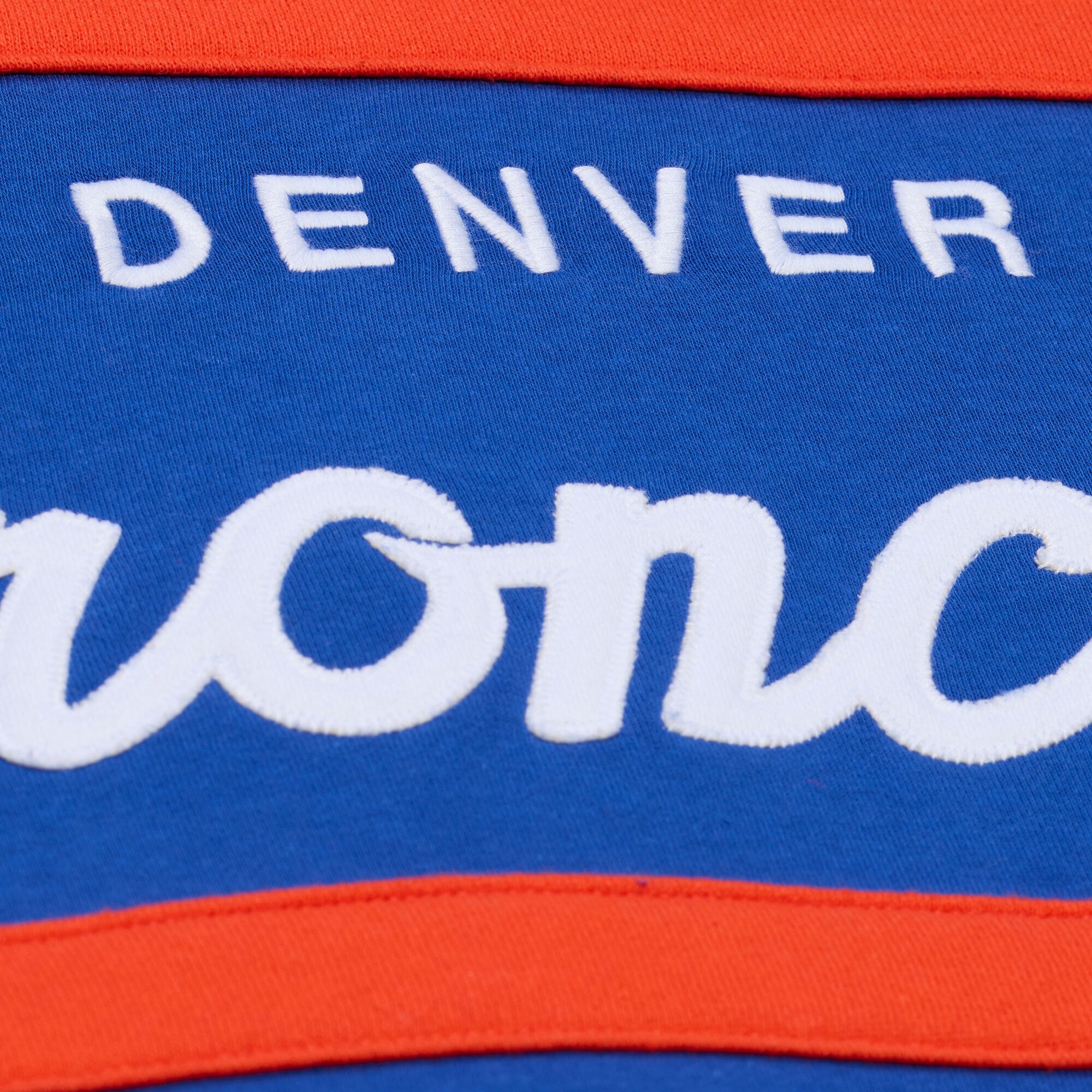 Men's Mitchell & Ness Royal Denver Broncos Head Coach Hoodie