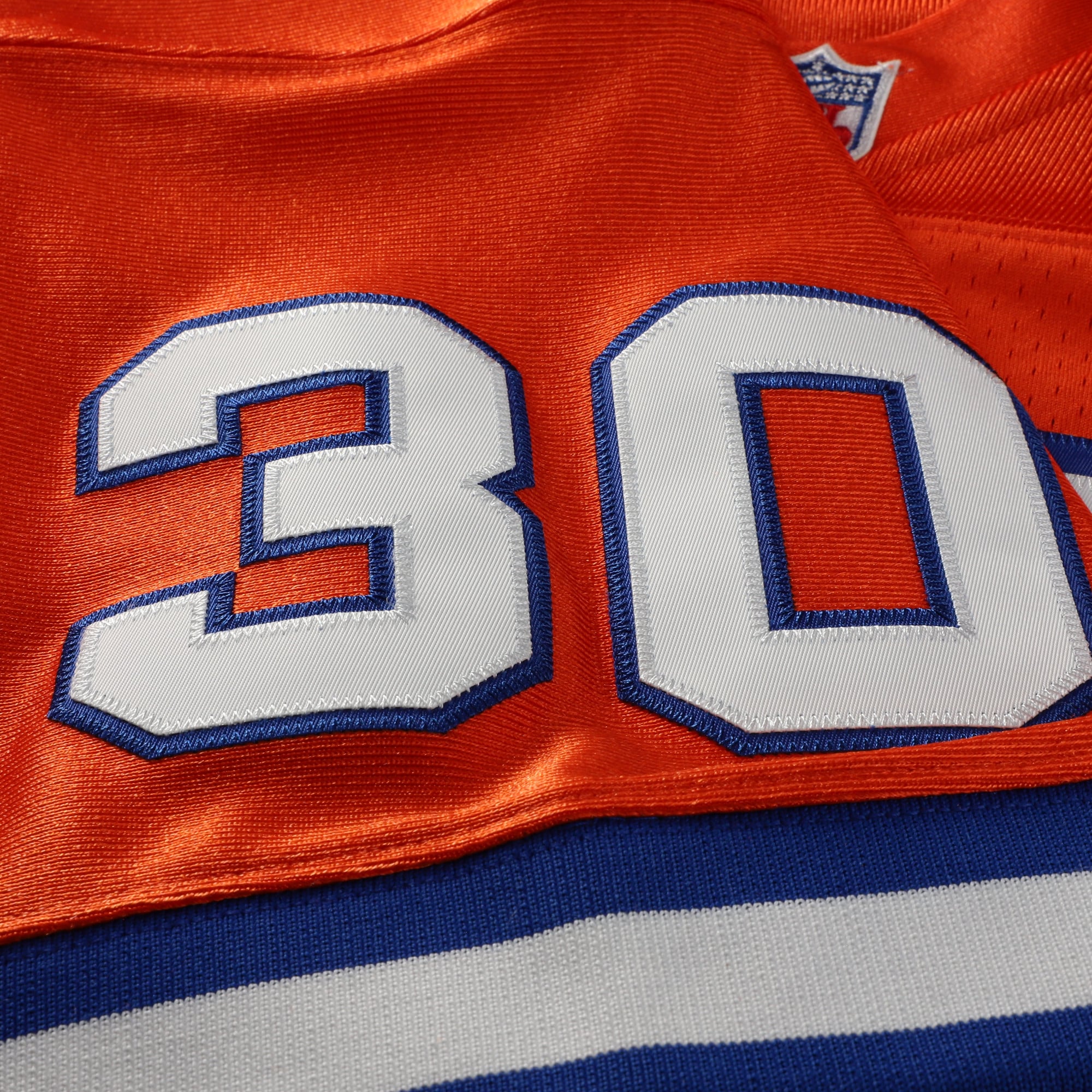 Men's Mitchell & Ness Terrell Davis Orange Denver Broncos 1995 Authentic Throwback Retired Player Jersey