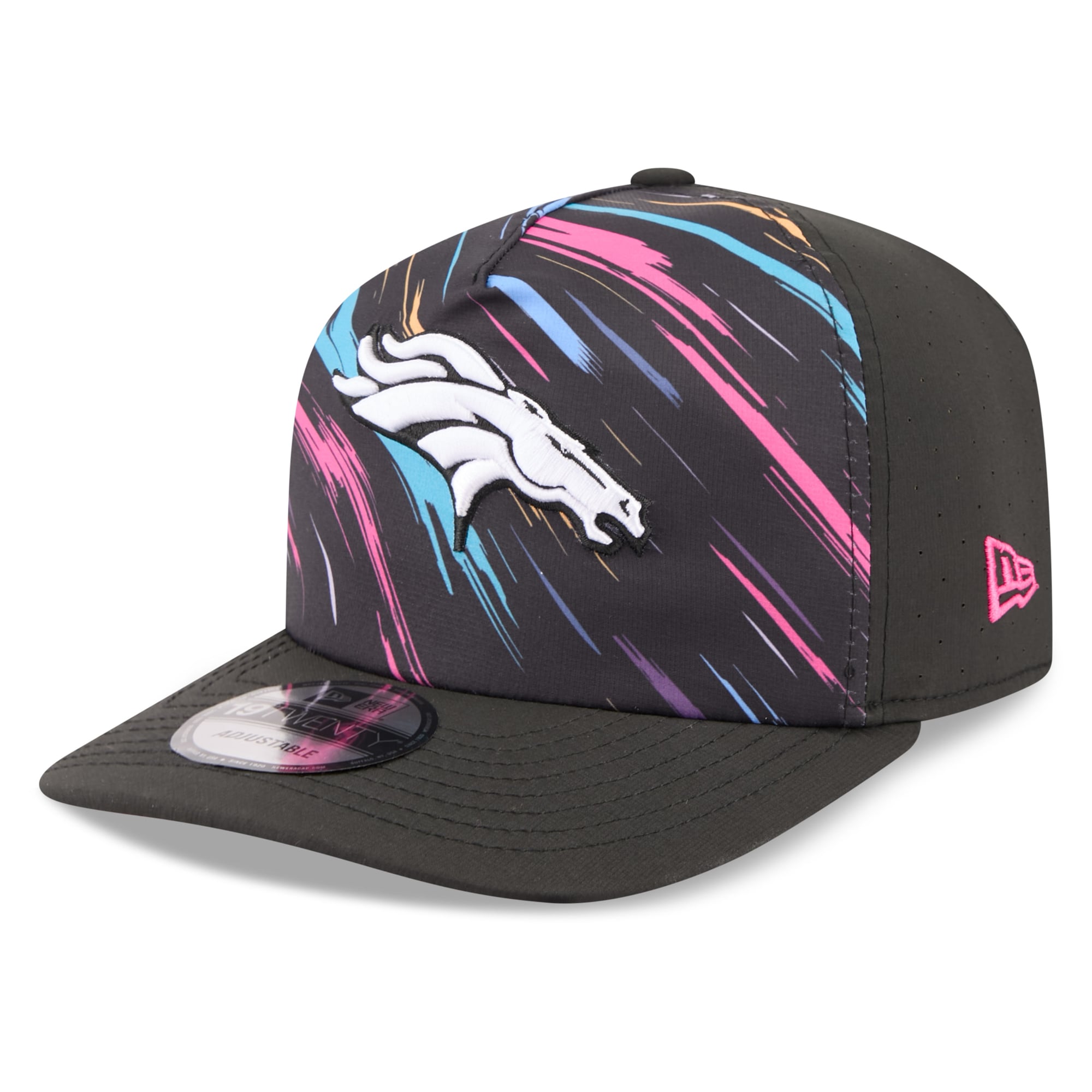 Men's New Era Black Denver Broncos 2026 NFL Crucial Catch 19TWENTY Adjustable Hat