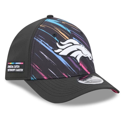Denver Broncos New Era 2026 NFL Crucial Catch 39THIRTY M-Crown Stretch Hat - Black