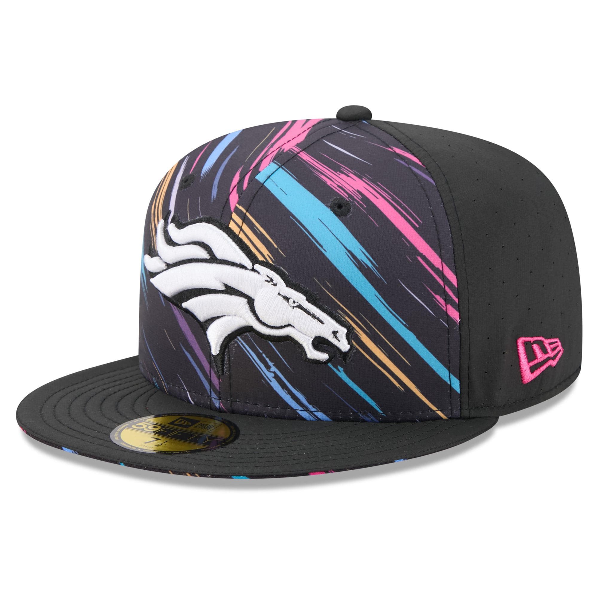 Men's New Era Black Denver Broncos 2026 NFL Crucial Catch 59FIFTY Fitted Hat
